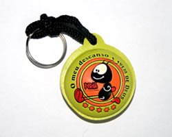 Chaveiro Flutuante Retangular para marca Smiliguido